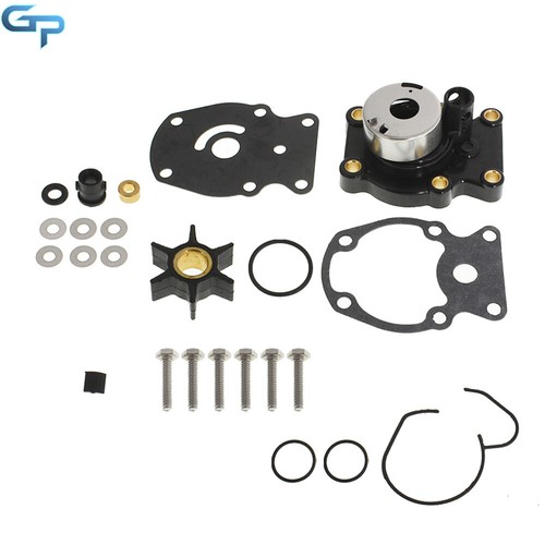 WINGOGO 393630 Kit de réparation de turbine de pompe à eau de rechange pour hors-bord Johnson Evinrude OMC 20 25 30 35 HP Pièces de moteur de bateau Sierra 18-3382 0393509 0393630