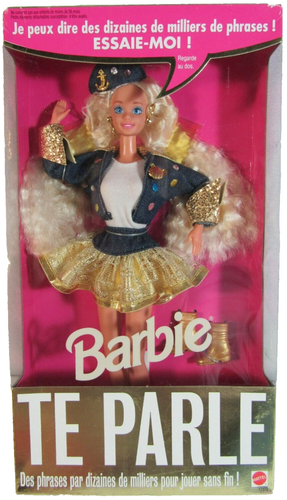BARBIE TEEN TALK / JE PARL TE FRENCH VERSION NRFB 1991 | eBay