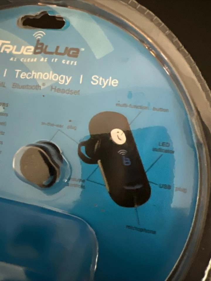 NEW in Box TrueBlue TB-31ML Bluetooth Wireless Headset - Image 4 of 4