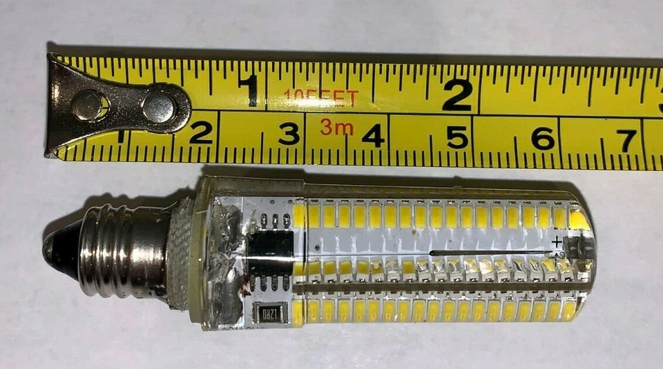 9W - 120V 3000K JD MC E11 Base LED Light Bulb (6 Pack) - Image 4 of 4