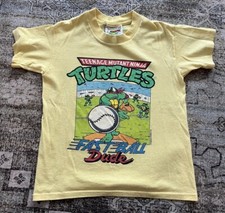 vintage kids teenage mutant ninja turtles shirt, kids M