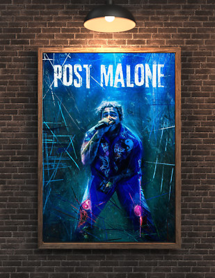 Post Malone Blue Poster