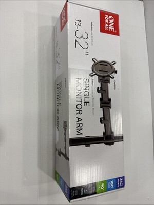 ONE FOR ALL DM2110 Universal-Einzelmonitorarm, Schwarz