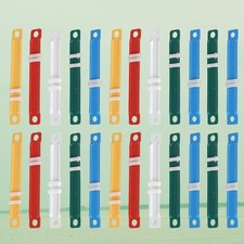 100 Pcs Paper Clips Clamps File Strip Fasteners Loose-leaf Binder
