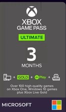 Xbox Game Pass Ultimate 3 Month EU/UK : Stackable Keycode Delivery: Ebay Message
