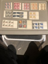 U S PLATE BLOCK Lot-29 Different 7,8,10,11 Cents MNH-All Shown 10.84 Face Value