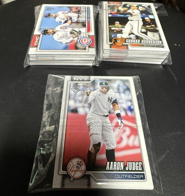 Topps 75 series 1  100 card mixed lot stars of mlb ,rookies   (lot 1001)