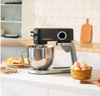 KRAFTSMAN Full Metal Stand Mixer, 5L Kitchen Food Mixer for Baking (Black)