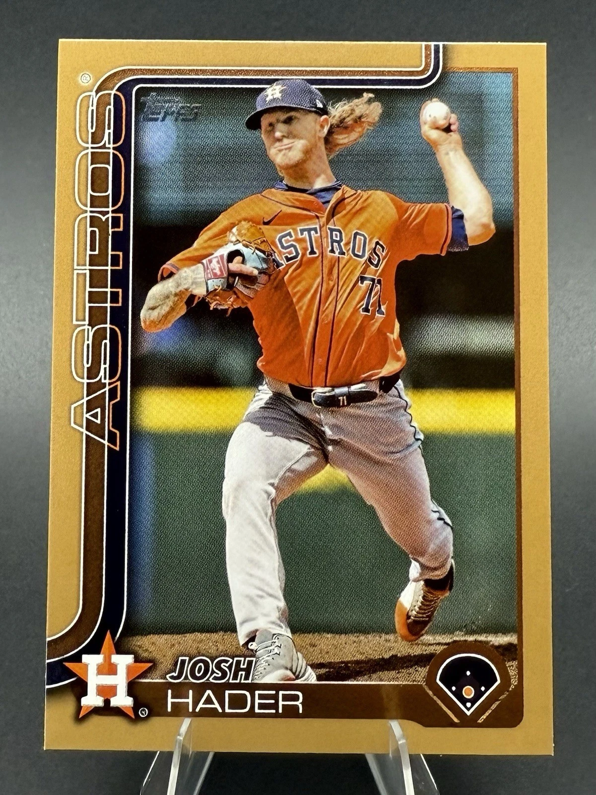 2025 Topps Series 1 Gold Parallel #271 Josh Hader /2025 Houston Astros