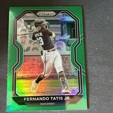 2021 Panini Prizm - Tier II Fernando Tatís Jr. #161 Green Prizm