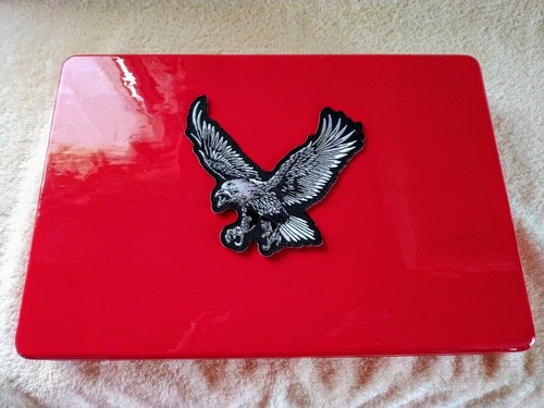 Silver Eagle Ace Of Hearts Red Poker Case
