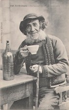 CP EN BRETAGNE FUMEUR PIPE BOLEE CIDRE - 53666