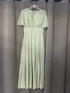 green emerald velvet dress Mismatched Dusty Sage Satin Mermaid Long Cheap Custom Bridesmaid Dresses,  GRB0124