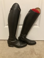 Sergio Grasso Michel Robert Field Boot, Size 38 LW (US 7.5, 17.7" H, 14.5" C) 