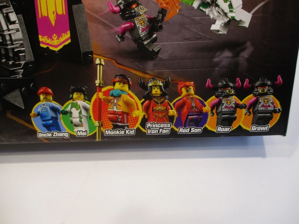 Lego 80016 Monkie Kid The Flaming Foundry  Retired NEW (Factory Sealed) - Image 3 of 4