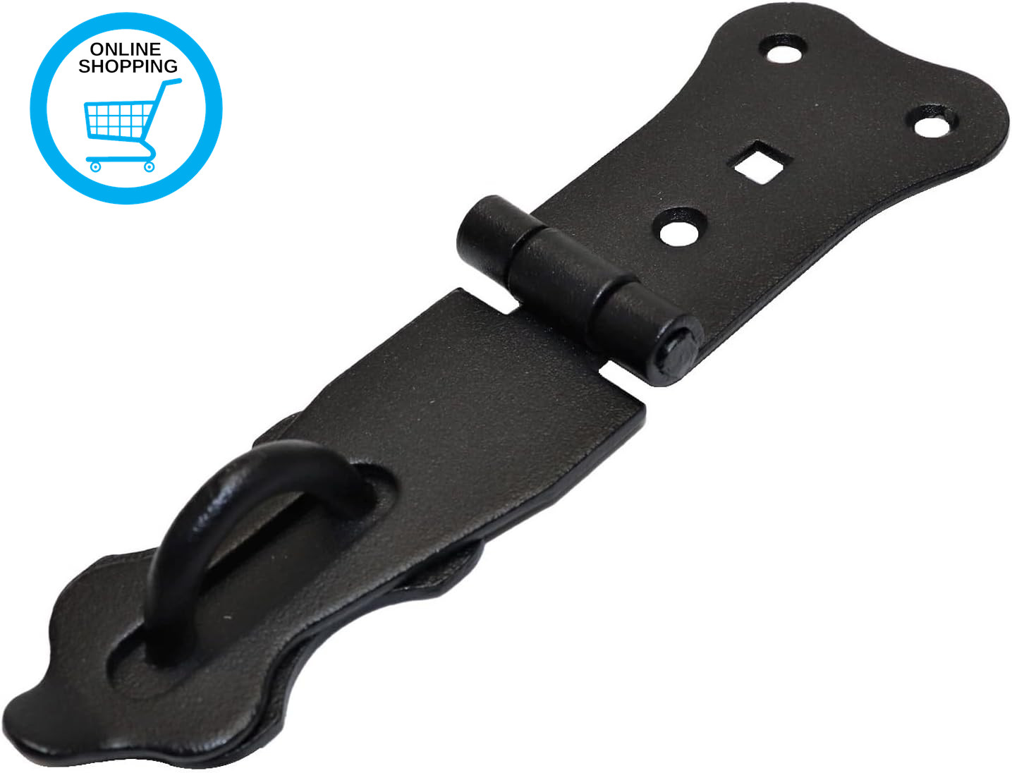 Door Latch Hasp and Staple - Heavy Duty Garage/Gate/Garden Clasp Padlock for She