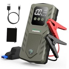 6000A Car Battery Jump Starter, 20000mAh Battery Jumper Starter Portable 10L