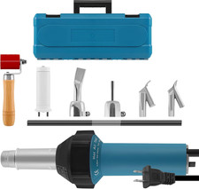 1600W 110V Hot Air Welder Heating Gun, Handheld Hot Air Torch Plastic Welding Gu