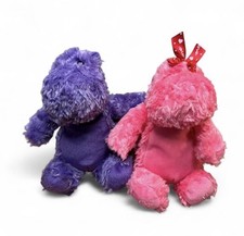 LOT OF 2 Animal Alley Pink Purple Dinosaurs 2000