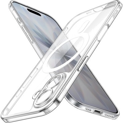 Handyhülle iPhone 17 6,3 Zoll magnetisch MagSafe transparenter Schutz ultrale...
