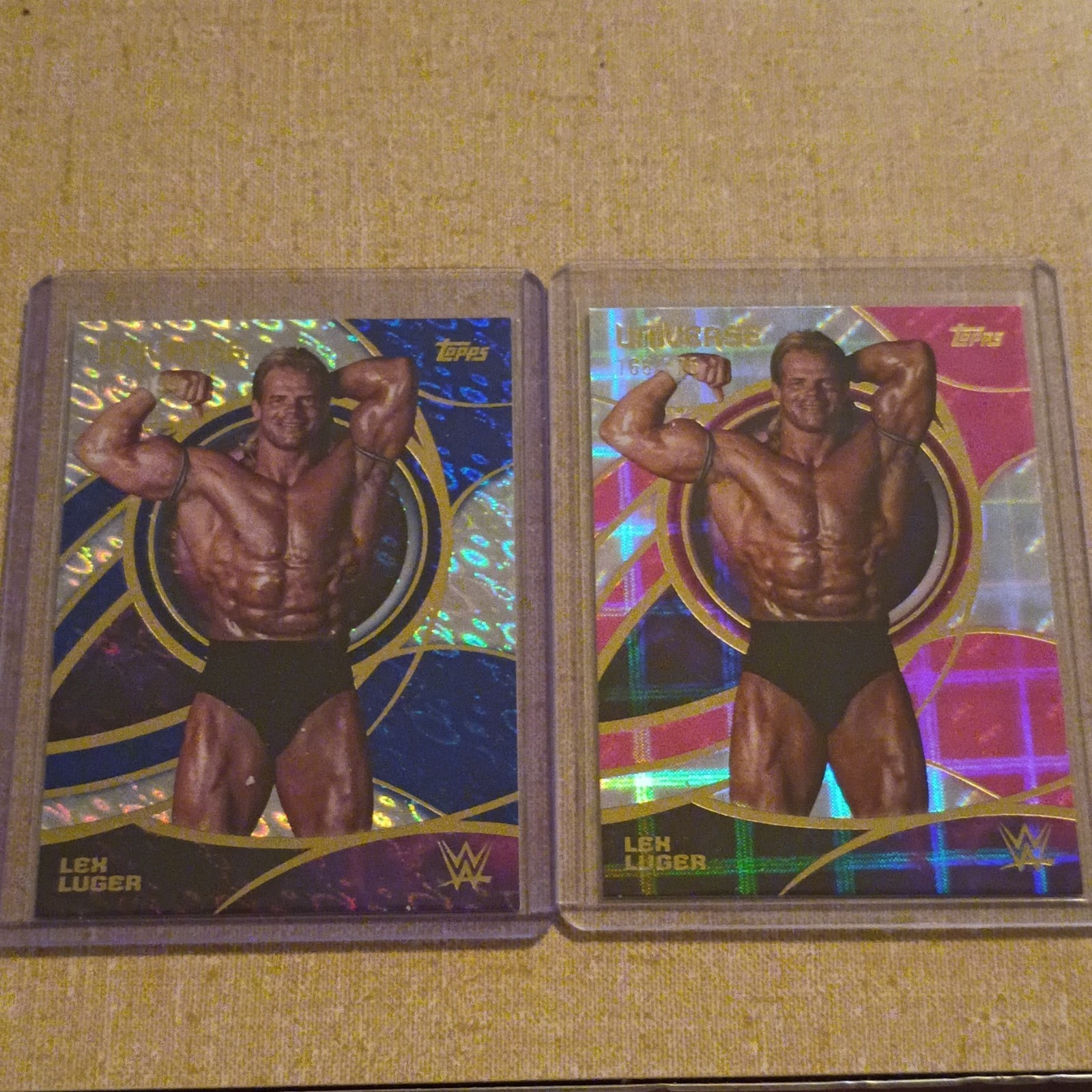 Topps WWE 2026 Universe/2025 Royalty 5-Card Lot Auto Relic Luger Lumis ...