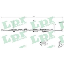 1x ORIGINAL® Lpr Seilzug, Feststellbremse Rechts für Volvo V40 Kombi S40 II