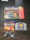 N64 Battletankx Catridge Box and Manuel Nintendo 64
