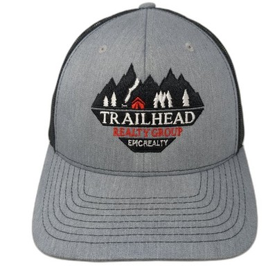 Trailhead Realty Group Epic Realty Trucker Hat Gray One Size Outdoor
