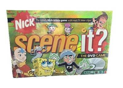New! Factory Sealed! Nickelodeon Scene It? DVD Board Game Complete Set