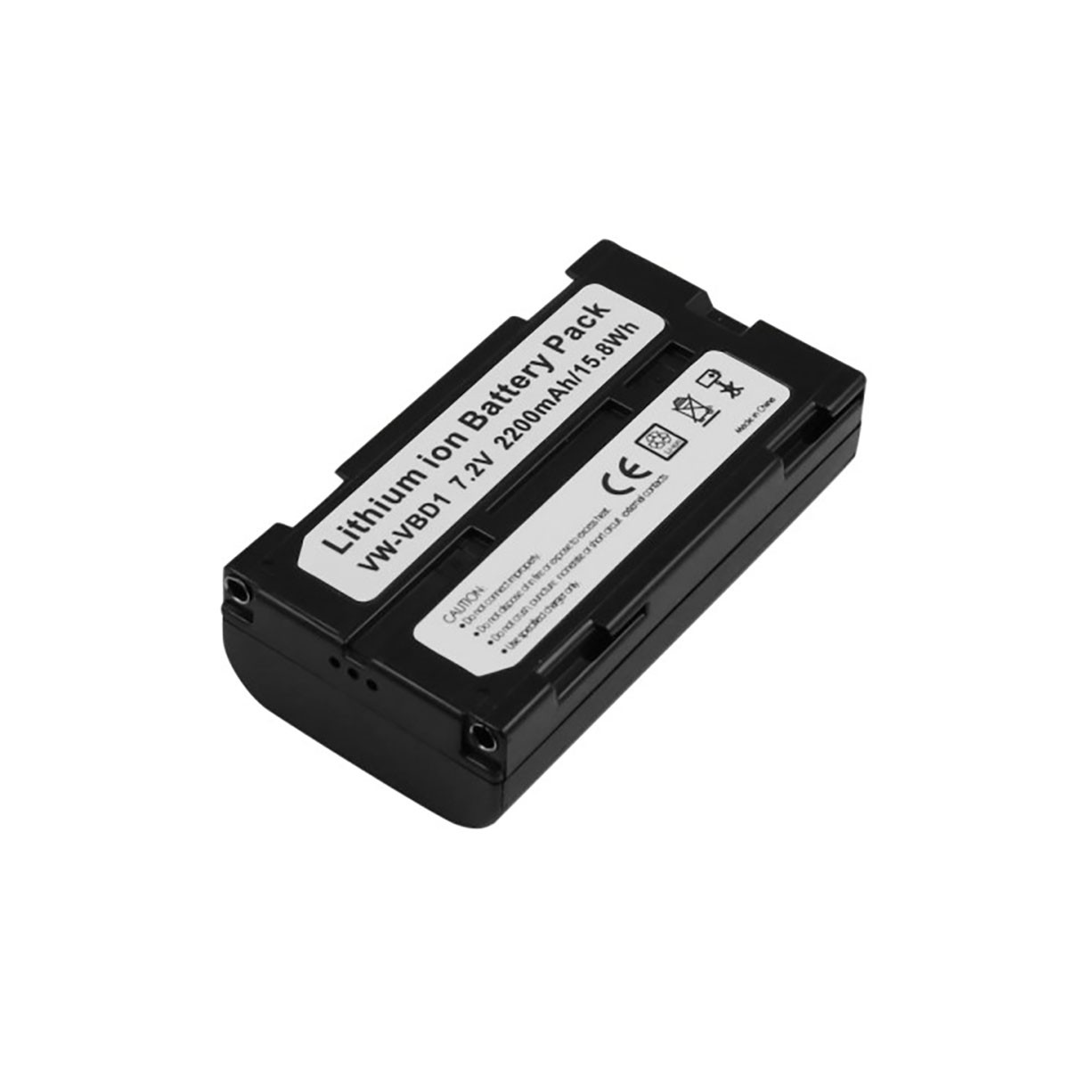 Batterie pour Panasonic AG-EZ1 autonomie prolongée Li-ion 2200mAh vlogs