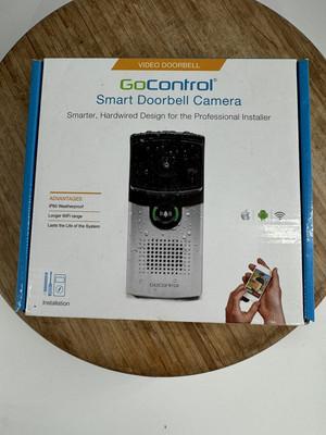 New GoControl Smart Video Doorbell Camera Home Security GC-DBC-1 wifi phone app