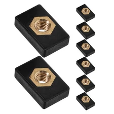  8pcs Kayak Rail Track Screw Nuts: Marine Sliding Nut Mounting Bases - Hardware