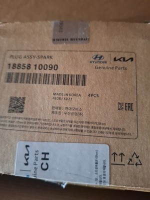 4x Zündkerze OE originale HYUNDAI 1884908080 für KIA CEE'D (JD) 1.4 2015-2018