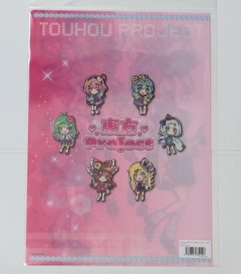 Touhou Project A4 Clear File & B6 Notebook Set Heisei Gyaru Japan