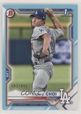 2021 Bowman Prospects Sky Blue Border 182/499 Hyun-il Choi #BP-130 0bg1