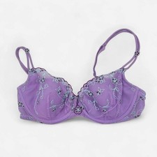 Vintage Y2K Victoria's Secret Angels Runway Bra 36C Fairy Floral Whimsy Lingerie