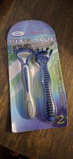 ReliaShave 6-Blade  Superior  mens Disposable Razors 2 pk