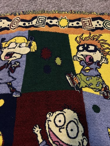 Vintage The Northwest Company Rugrats Tapestry Throw Blanket 59x41 - Picture 9 of 13