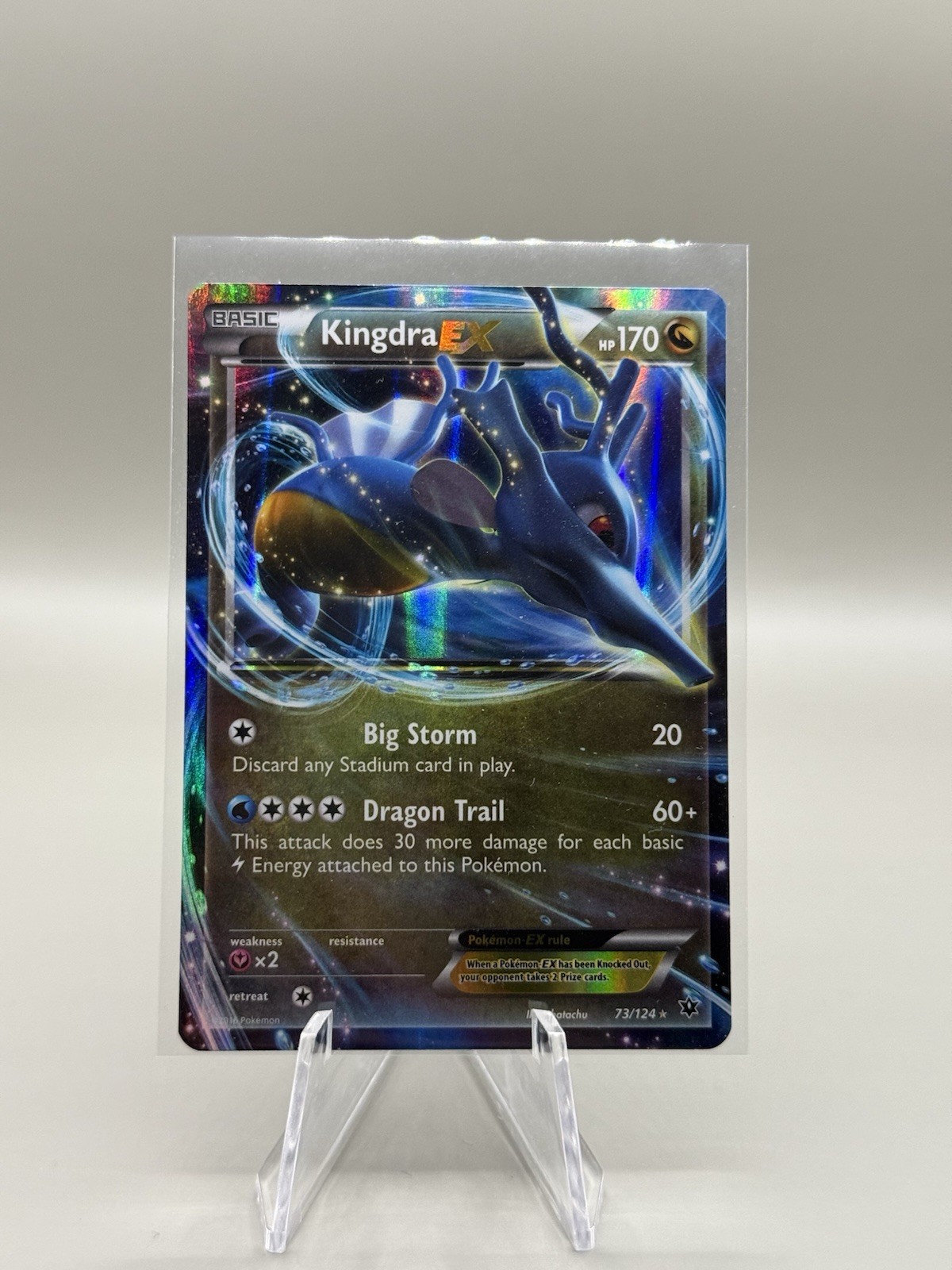 Kingdra EX 73/124 Ultra Rare XY Fates Collide Pokémon Card - nm