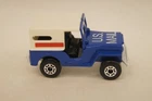 MATCHBOX LESNEY #11 Sleet-N-Snow Jeep Blue 1976 Superfast ENGLAND