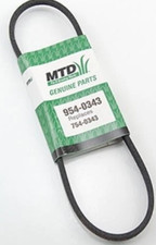 MTD/Craftsman/Troy-Bilt/Cub-Cadet Snow Blower Drive Belt - OEM 954-0343