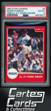 Roger Clemens 1987 Star Roger Clemens #6 Boston Red Sox AL Cy Young Award PSA 6