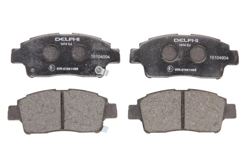 Qualité Premium : Plaquettes DELPHI LP1414 pour frein à disque Yaris 1.0