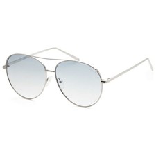 Guess Women's 63 mm Shiny Light Nickeltin Sunglasses GF0391-10W