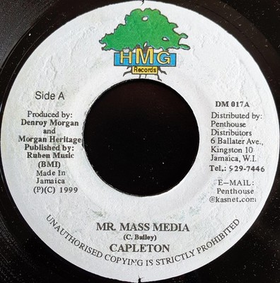 Capleton - Mr. Mass Media / Jambo, 7'', (Vinyl)