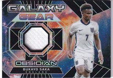 2024-25 Panini Obsidian FIFA No. GG-BS Bukayo Saka Galaxy Gear Patch 42/199