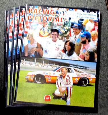 LOT OF 5   1978  SUMMER  Racing Pictorial Magazine, Formula 1/NASCAR/ AL UNSER