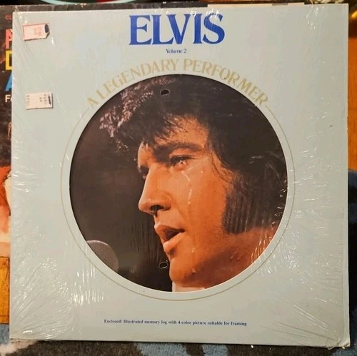 ELVIS PRESLEY A LEGENDARY PERFORMER VOL2 SHRINK W/BOOKLET 1976 EX CONDITION