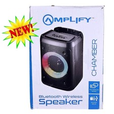 Amplify Chamber Bluetooth Speaker Wireless Portable Karaoke Party LED Light New