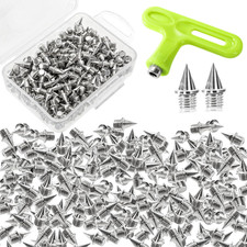 240 Pieces 1/4 Track Spikes, Steel Cross Country Spikes, Pyramid Shoes Spike ...